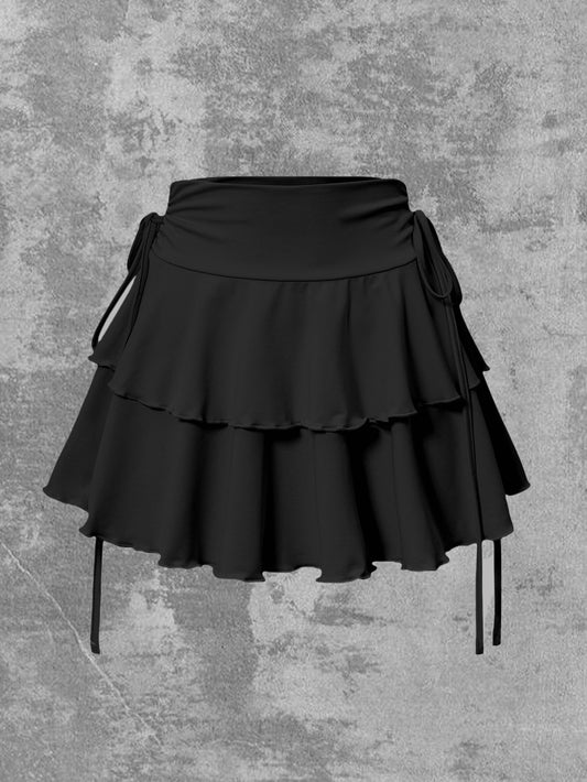 Waist Short Skirt