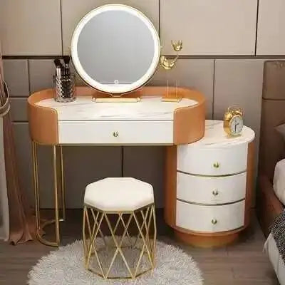 Nordic LED Makeup Dressing Table Set