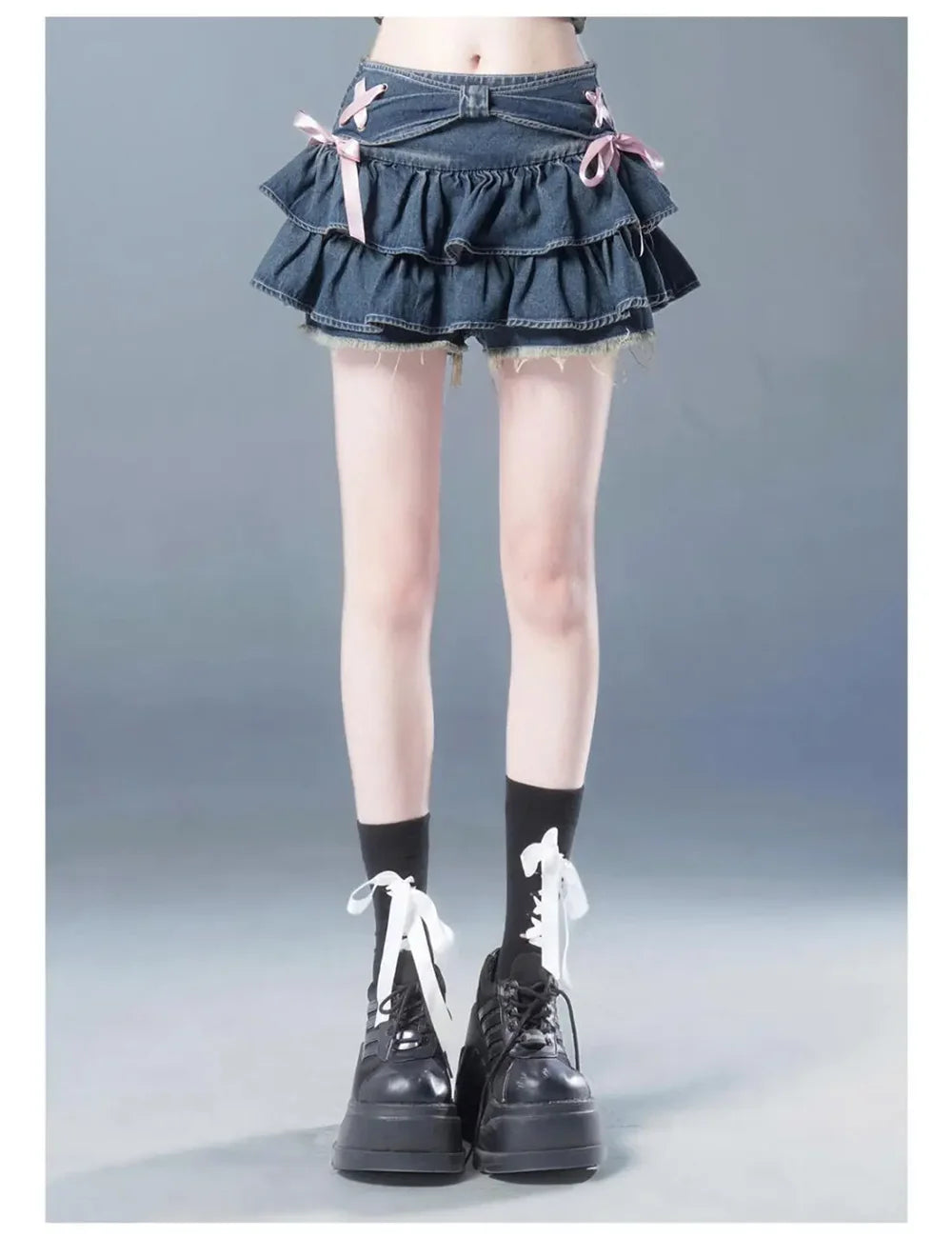 Vintage Bow Skirt – Elegant Retro Charm