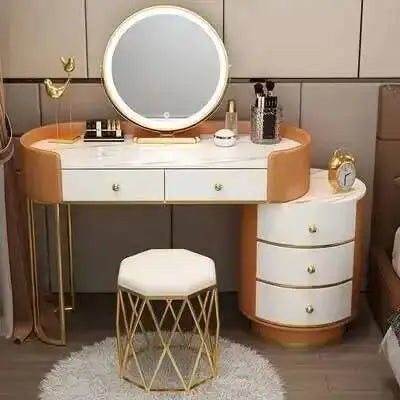 Nordic LED Makeup Dressing Table Set