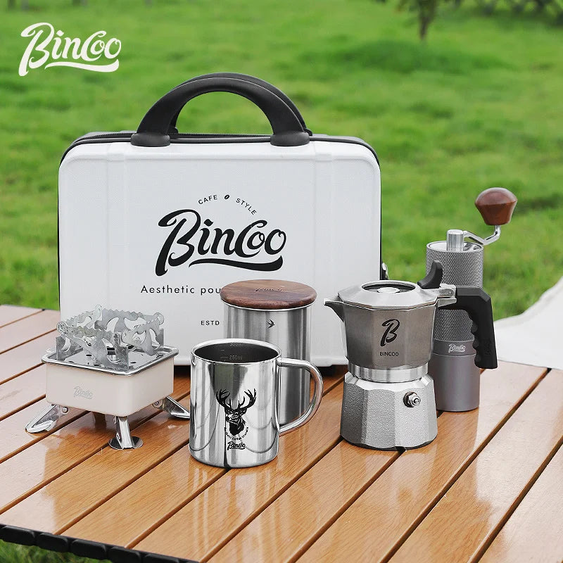 Bincoo 3-Valve Stainless Steel Moka Pot