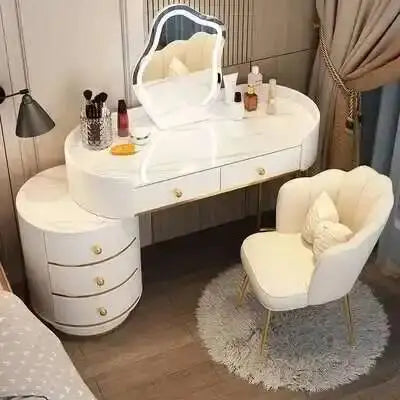 Nordic LED Makeup Dressing Table Set