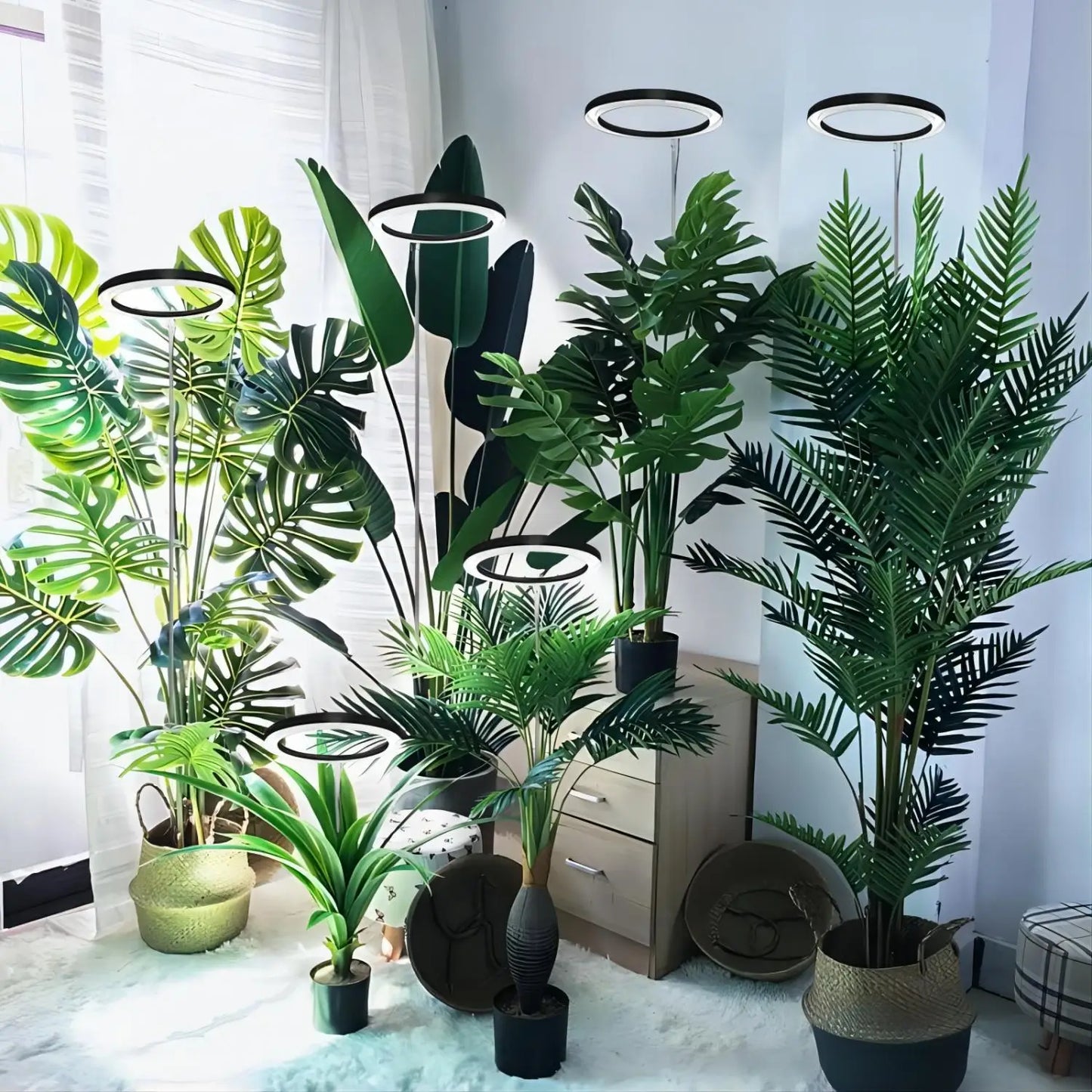 Adjustable LED Grow Light for Large Plants