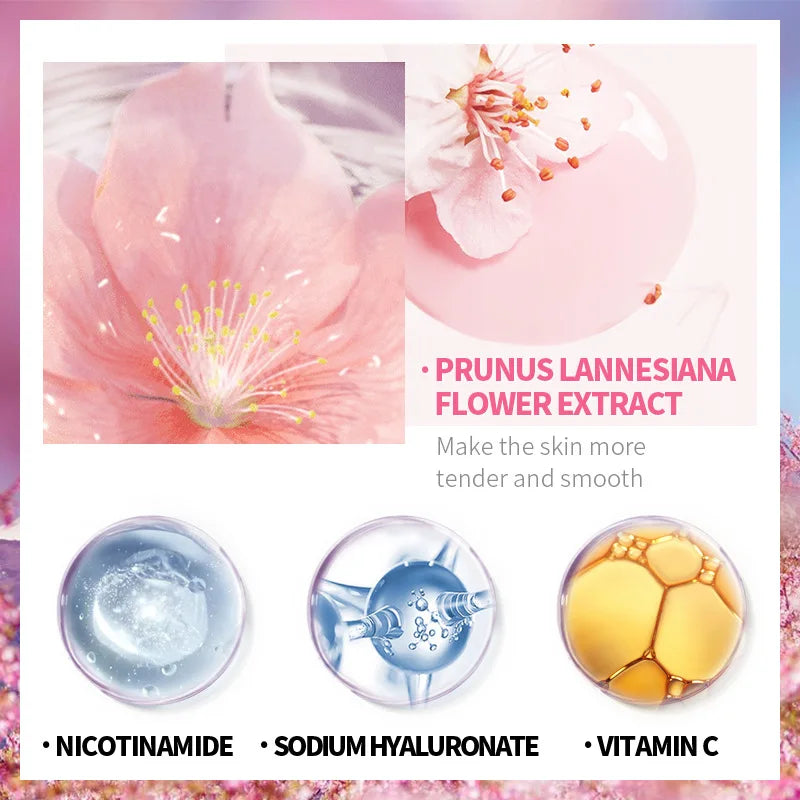 LAIKOU 8-Piece Sakura Skincare Set