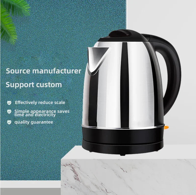 2.0L Stainless Steel Electric Kettle – Fast Boil & Durable Design