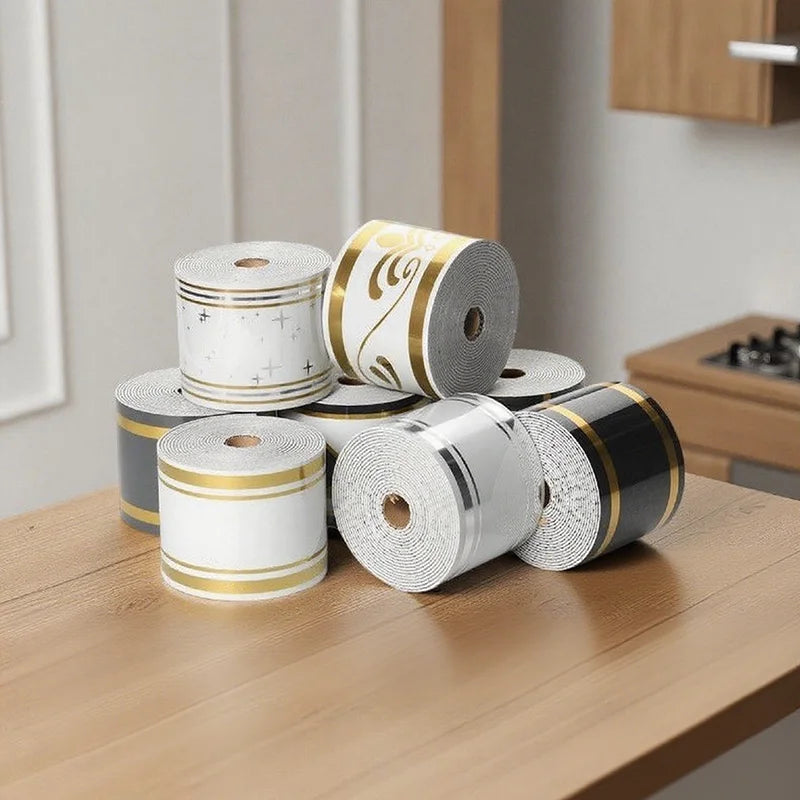 Luxury Self-Adhesive Wall & Floor Border – Protective Trim Roll