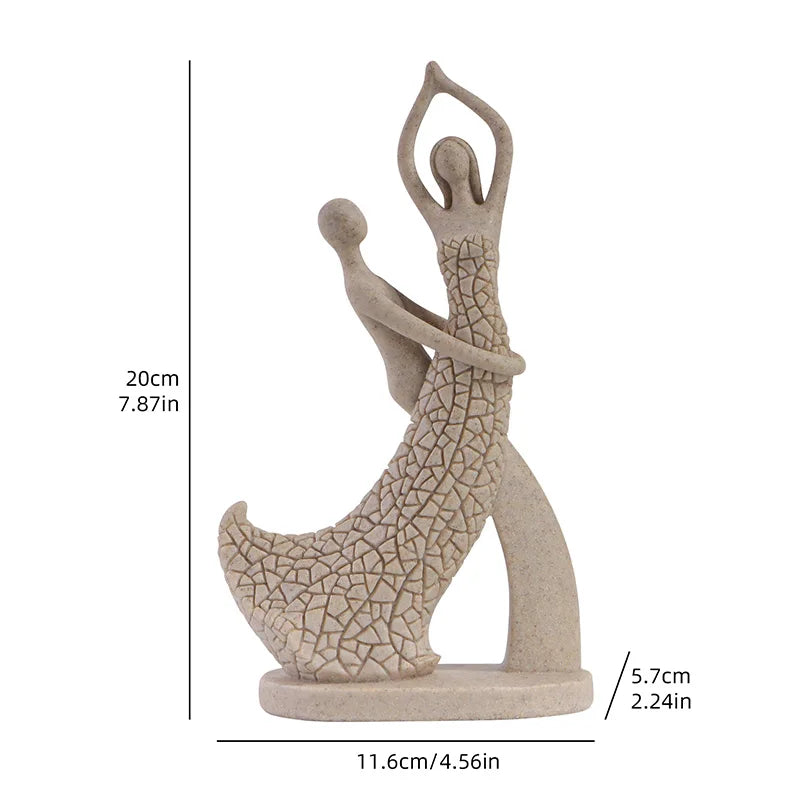 Lovers’ Sandstone Figurine