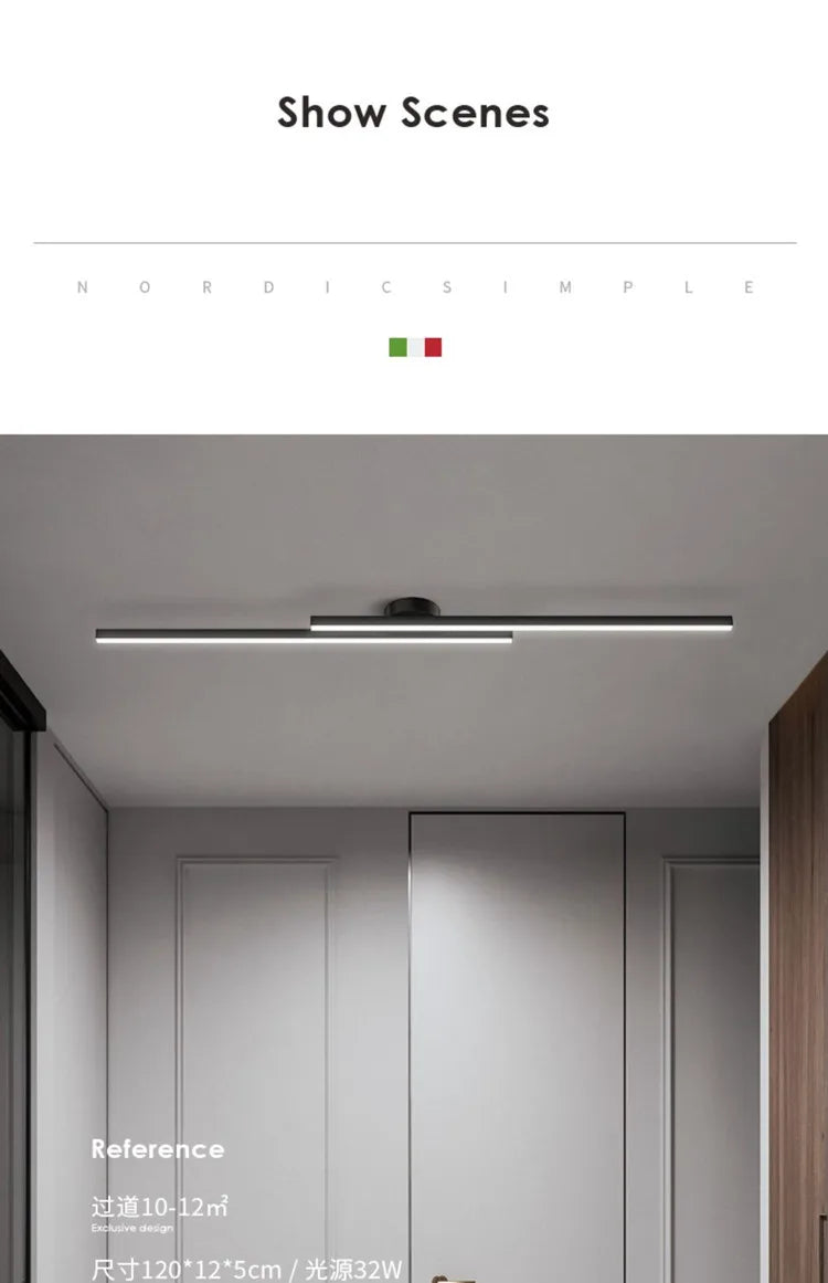 Linear Glow Ceiling Light