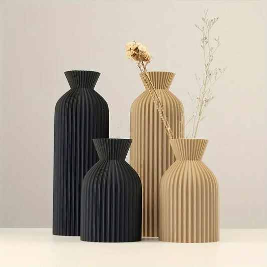 Modern Plastic Vase – Lightweight & Stylish Décor