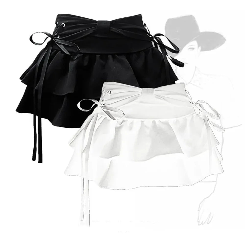 Vintage Bow Skirt – Elegant Retro Charm