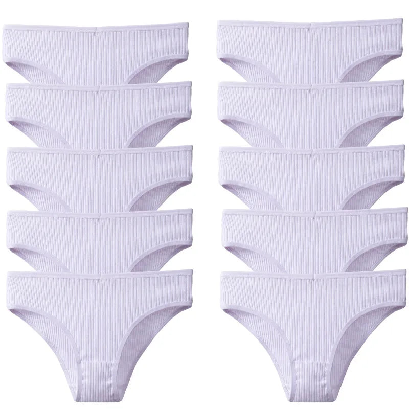 10PCS/Set Women's Cozy Panties