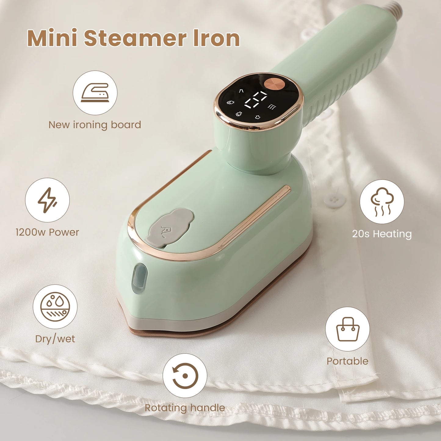 Portable Mini Steam Iron