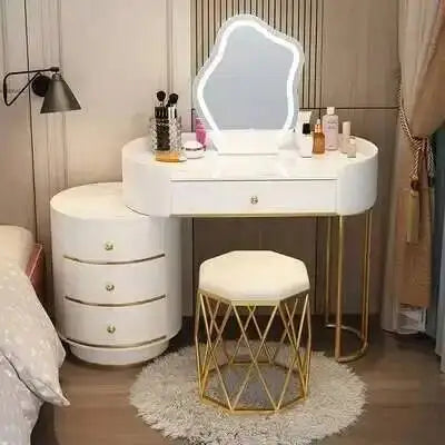 Nordic LED Makeup Dressing Table Set