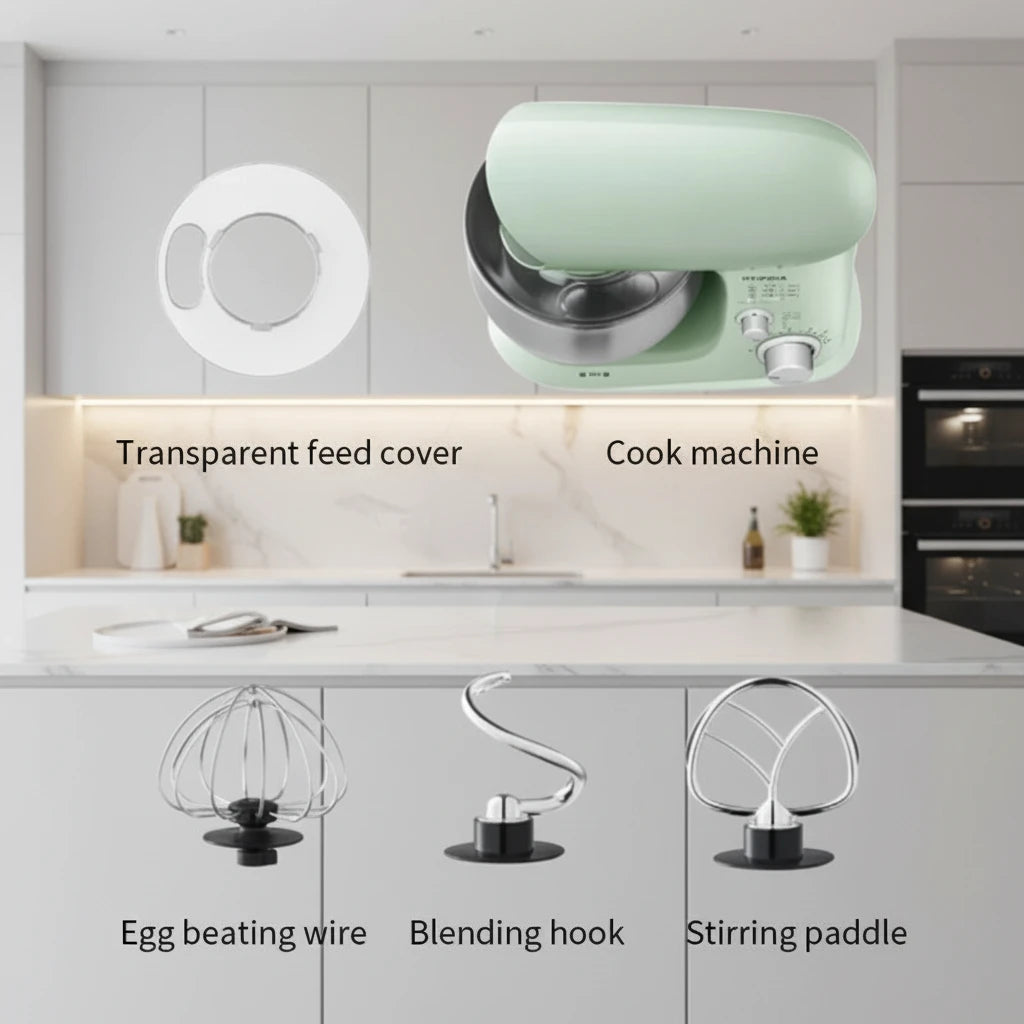 Multifunctional Chef Machine – Automatic Dough Kneader & Egg Beater (3L)