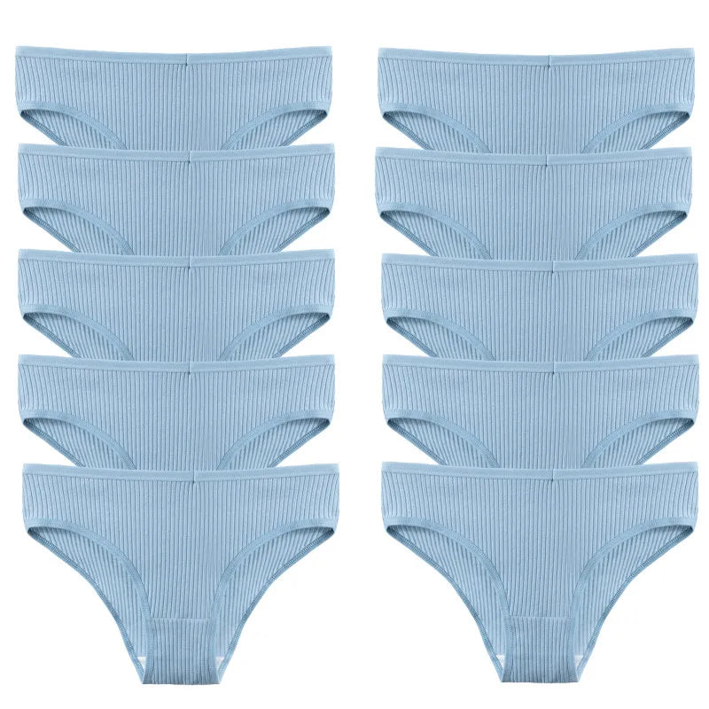 10PCS/Set Women's Cozy Panties