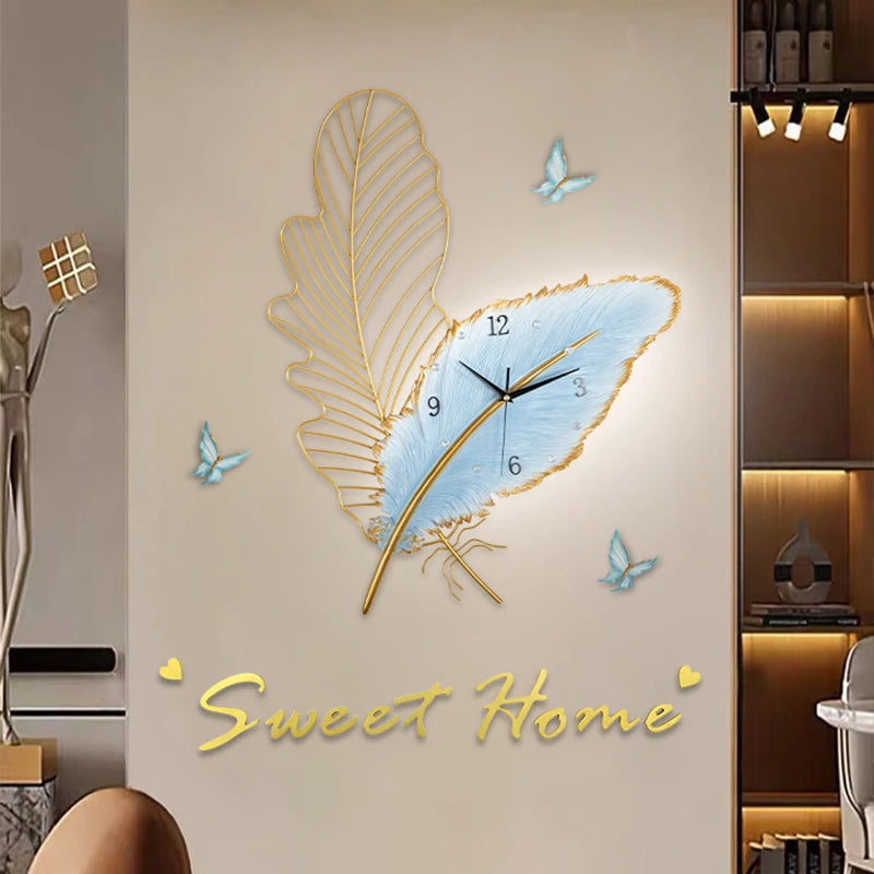 Minimalist Iron Wall Clock