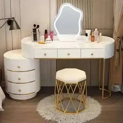 Nordic LED Makeup Dressing Table Set