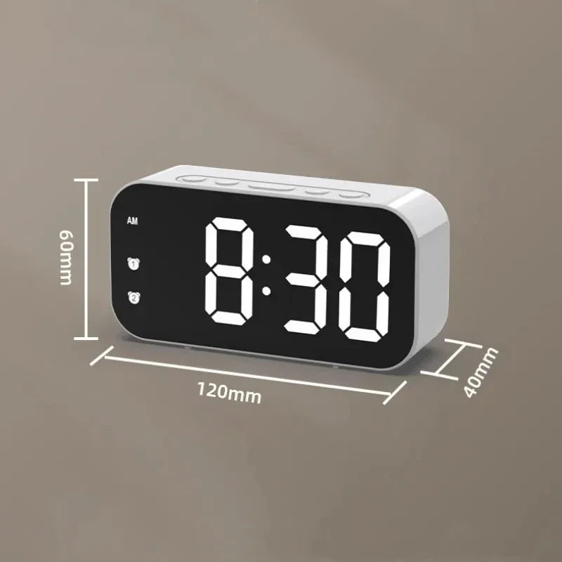 Voice Control LED Digital Alarm Clock
