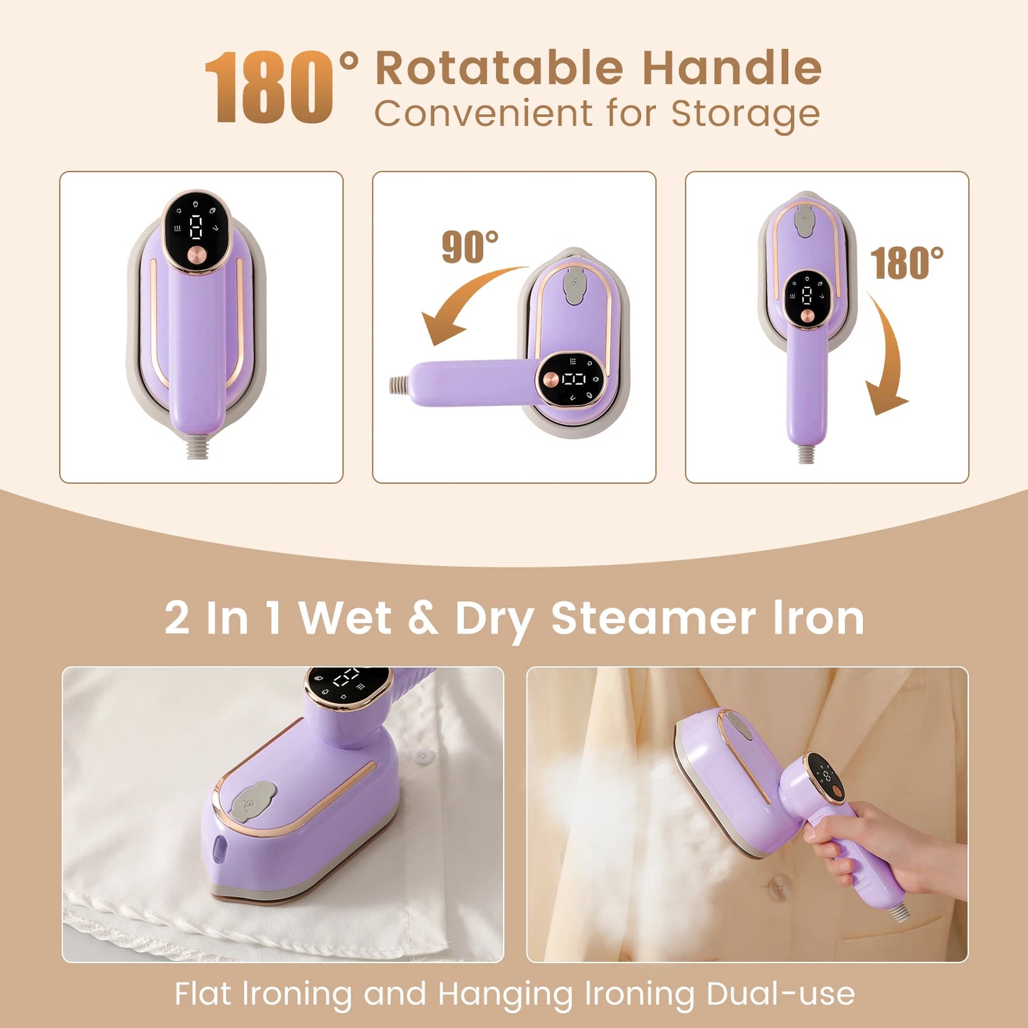 Portable Handheld Steam Iron