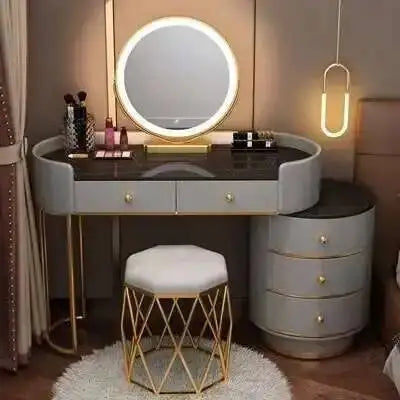 Nordic LED Makeup Dressing Table Set