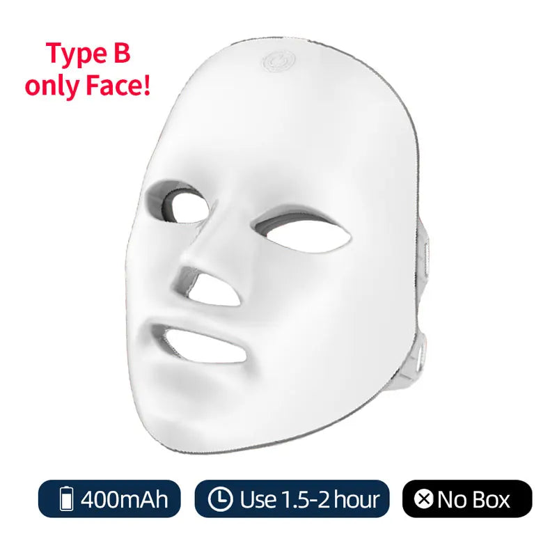 7-Color LED Facial & Neck Therapy Mask