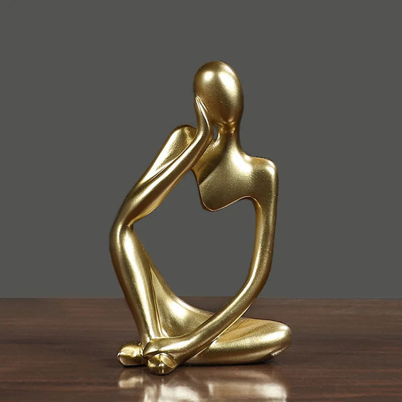 Sandstone Thinker Sculpture