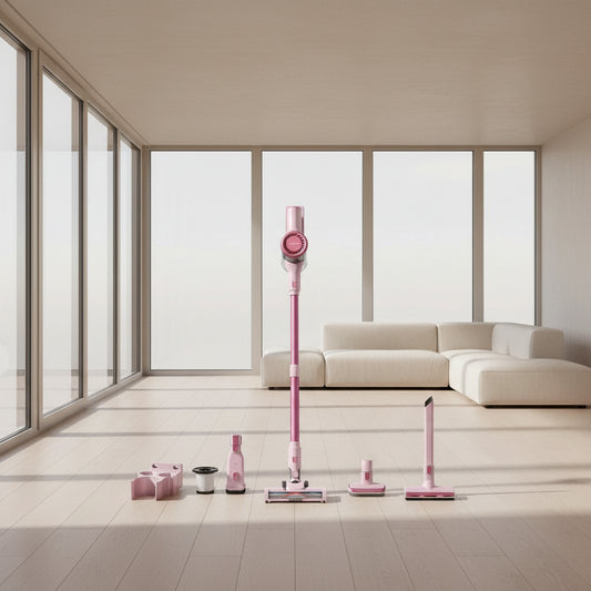 cordless vacuum cleaner with LED display – 28KPa suction