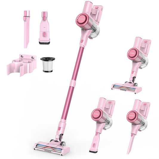 cordless vacuum cleaner with LED display – 28KPa suction