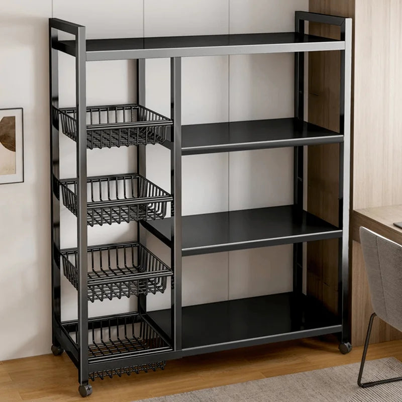Gold Rolling Storage Rack