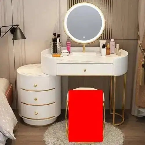 Nordic LED Makeup Dressing Table Set