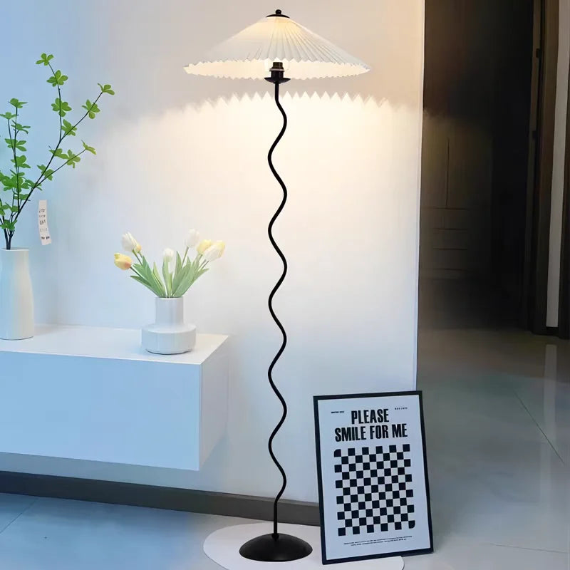Nordic Pleated Floor Lamp