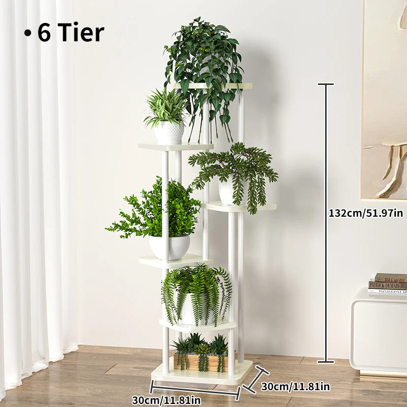 Wooden Multi-Layer Plant Stand