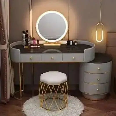 Nordic LED Makeup Dressing Table Set