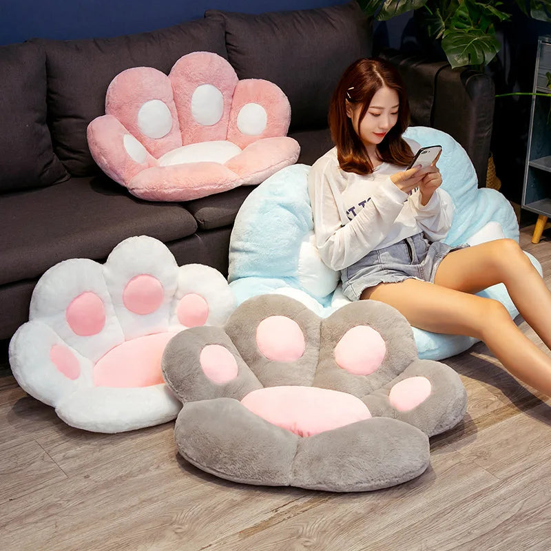 Cat Paw Plush Cushion