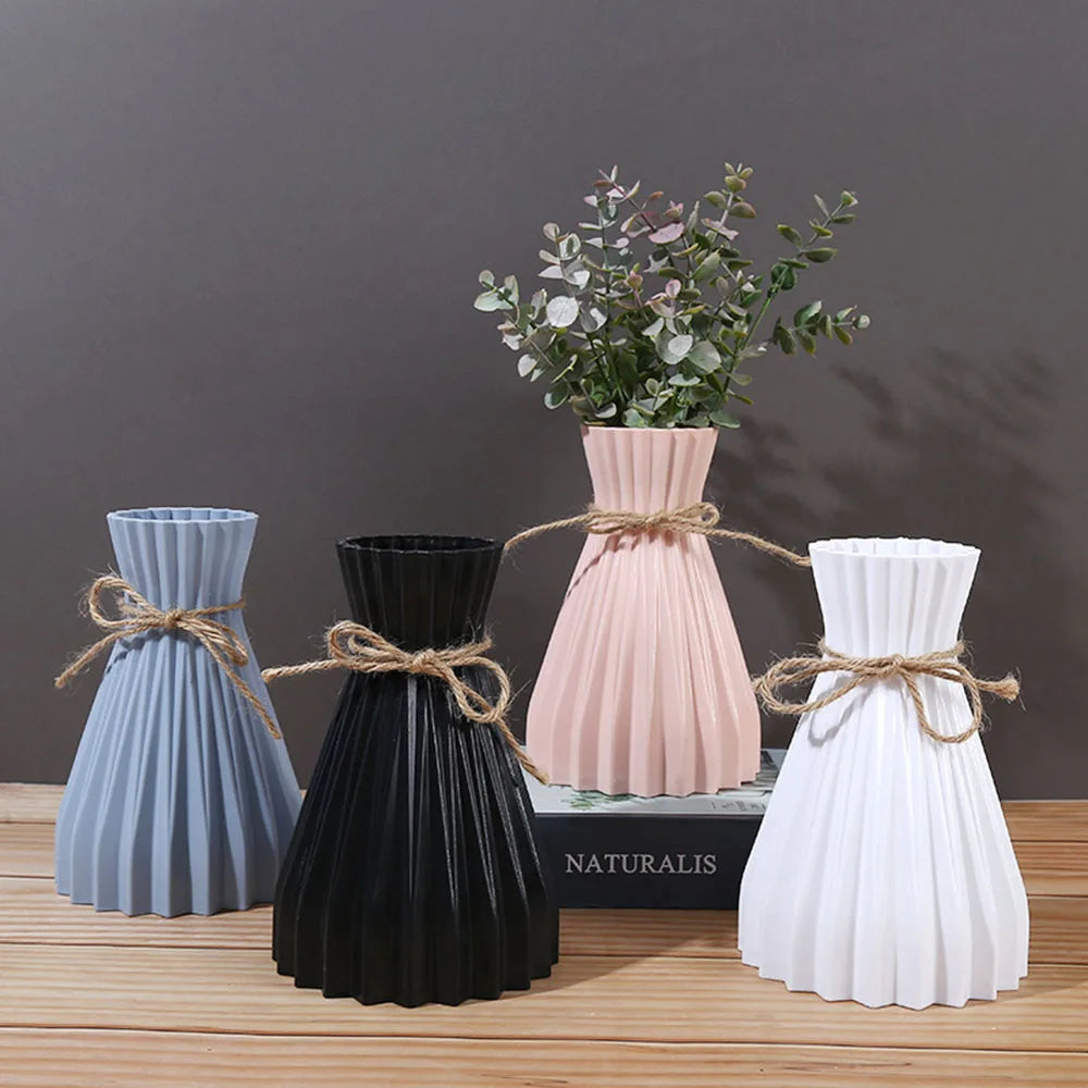 Waist-Cinched Modern Flower Vase