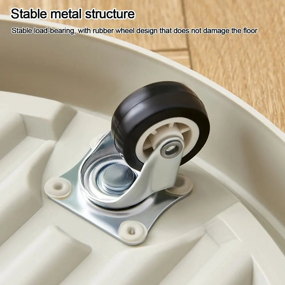 Plant Saucer with Moving Wheels