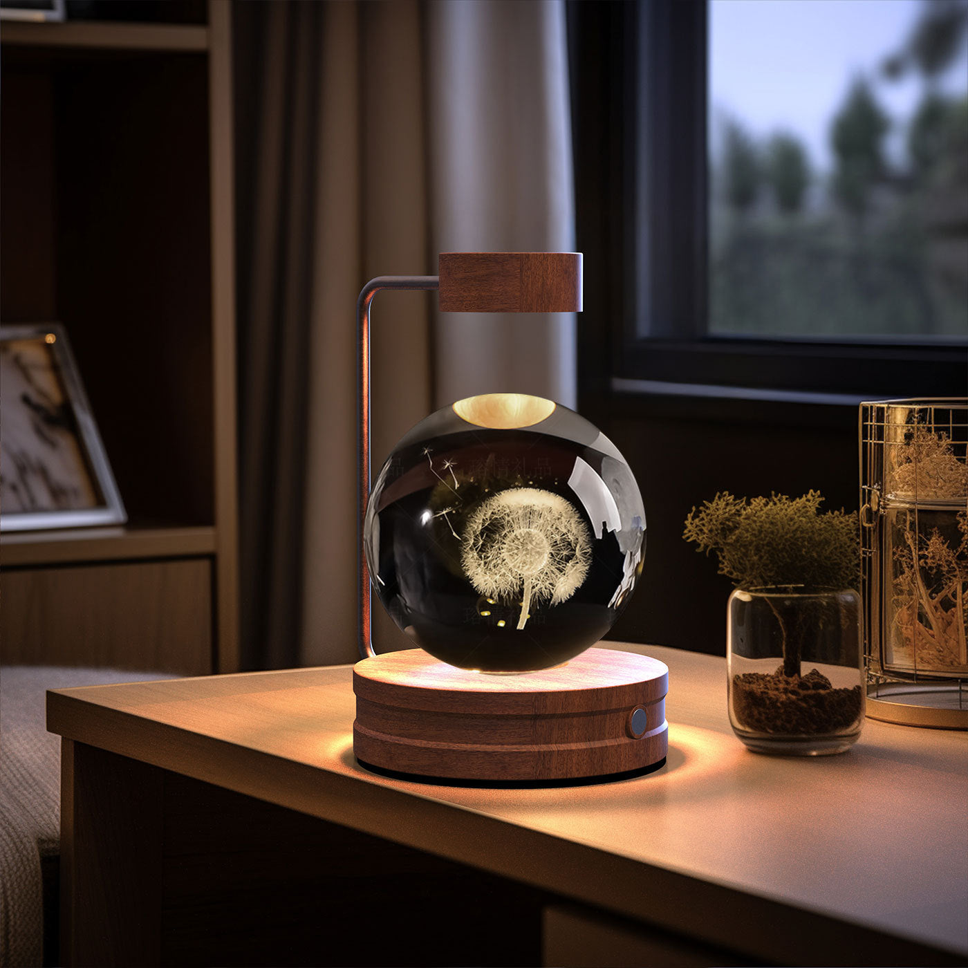 Crystal Ball Dinosaur Night Light – USB Powered