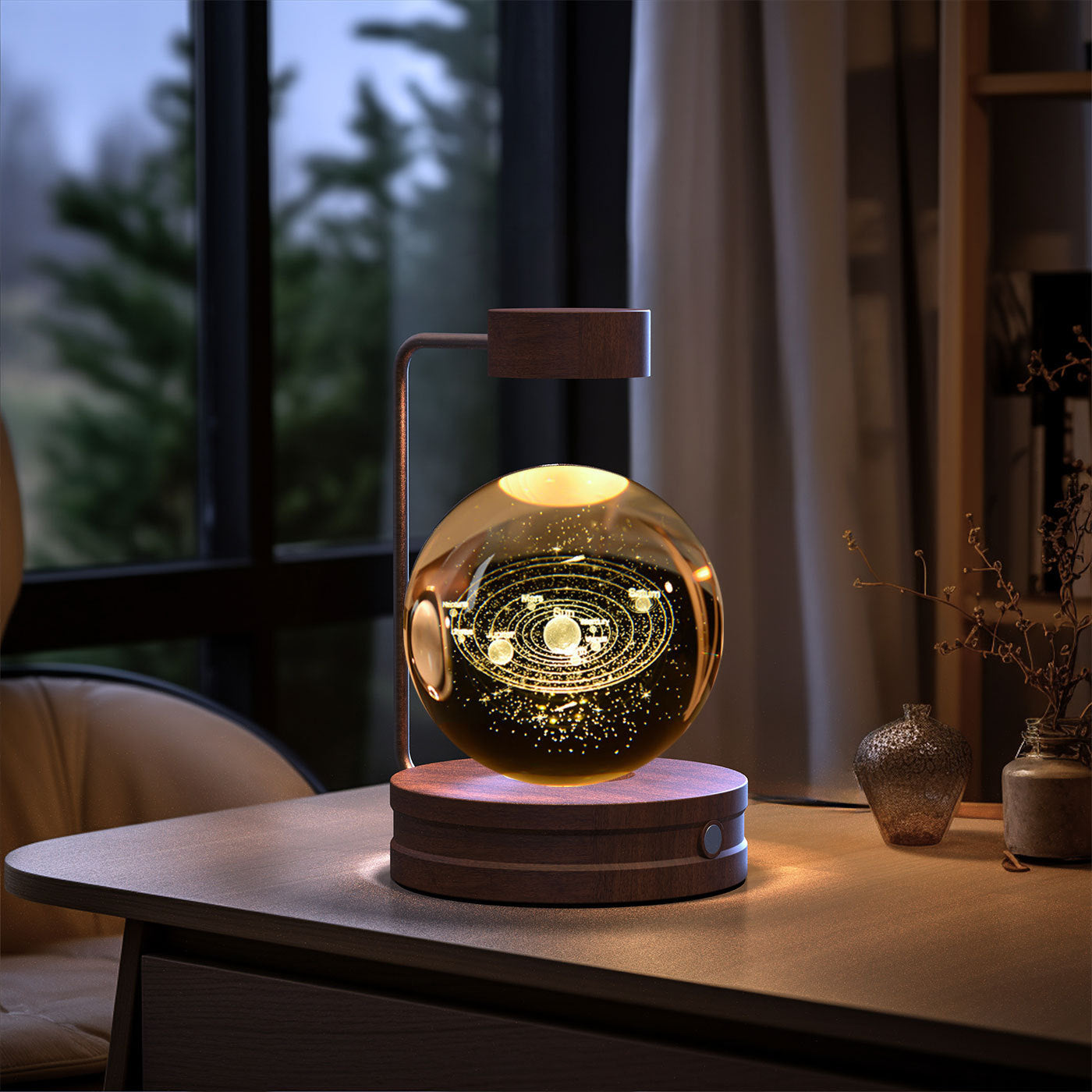 Crystal Ball Dinosaur Night Light – USB Powered