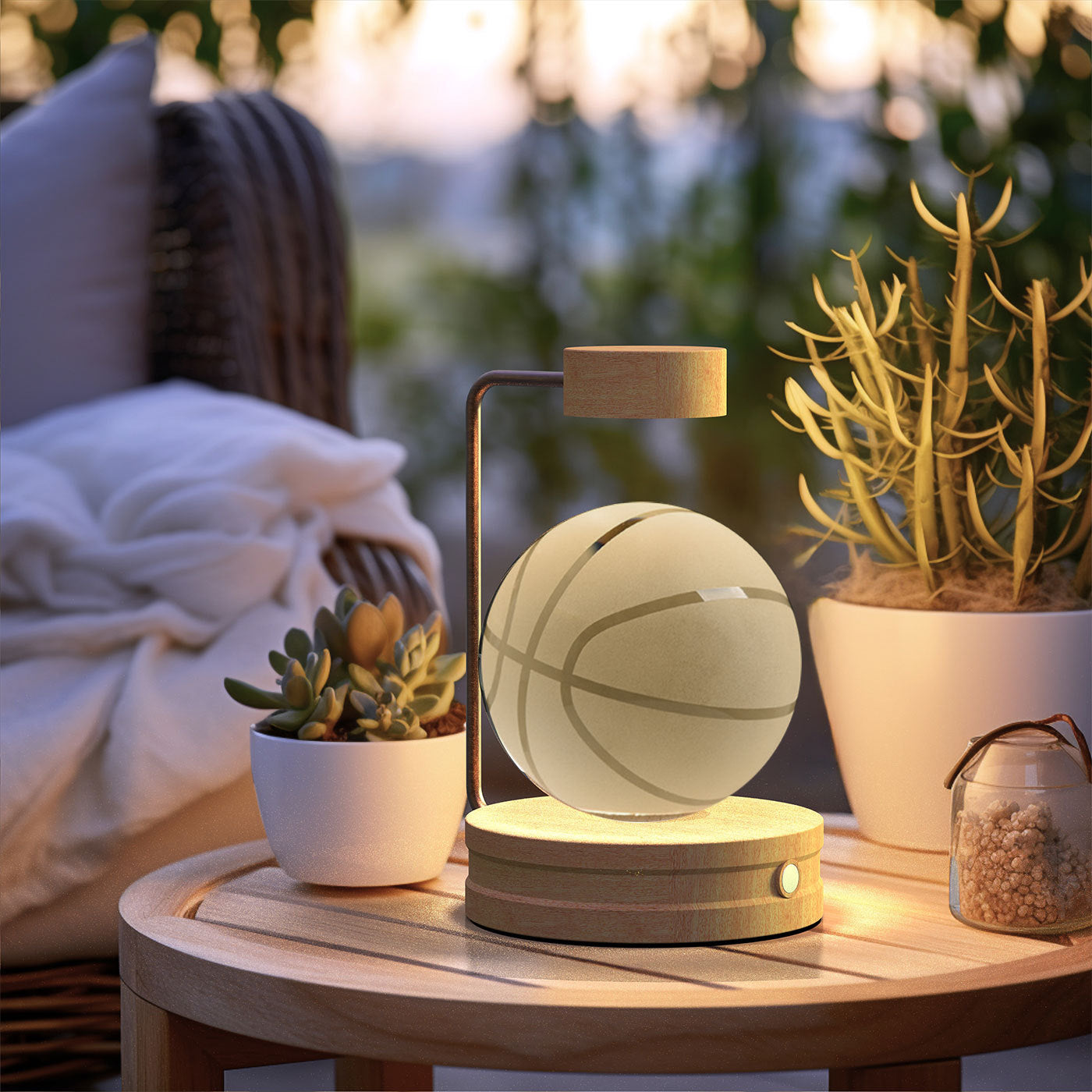 Crystal Ball Dinosaur Night Light – USB Powered