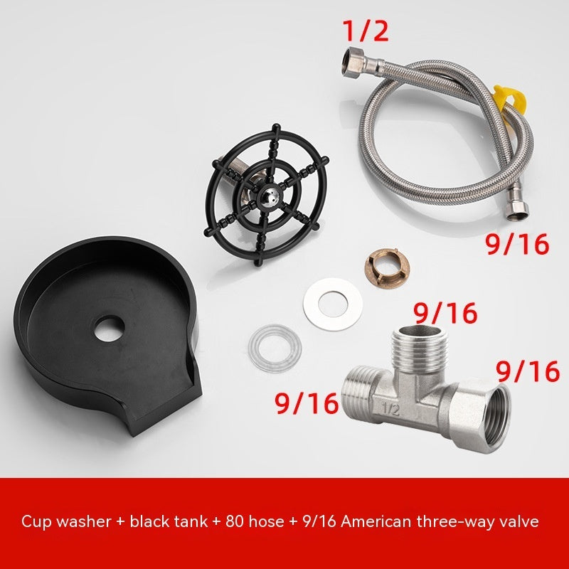 Bar Counter Cup Washer – High-Pressure Automatic Faucet Tool
