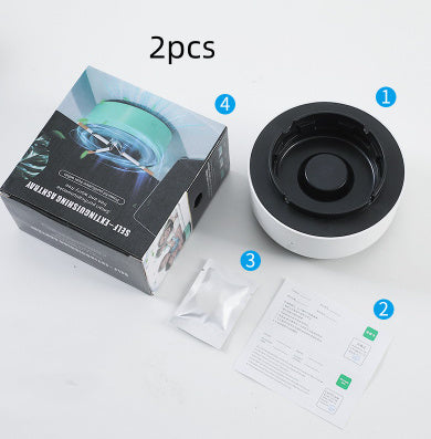 Smoke Removal Air Purification Ashtray – Automatic Anion Purifier