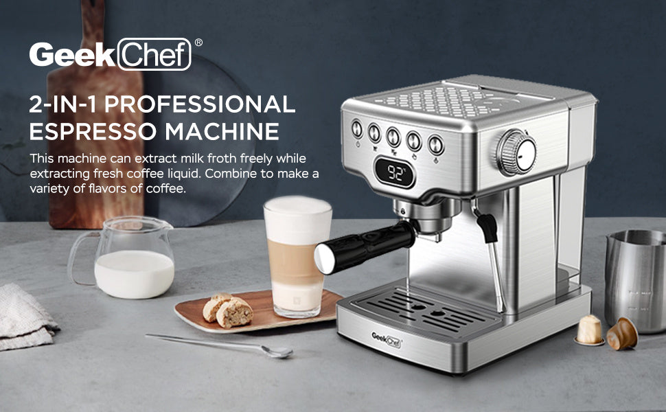 Geek Chef Barista Series Espresso Maker