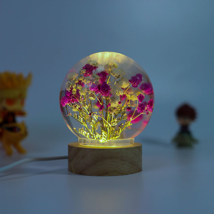 Rose Starry Night Lamp