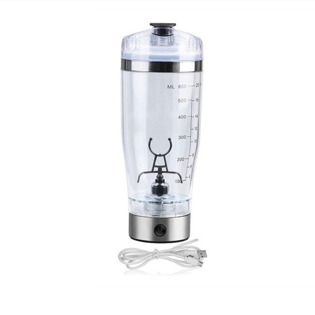 USB Rechargeable Electric Shaker Bottle – Protein & Coffee Mixer