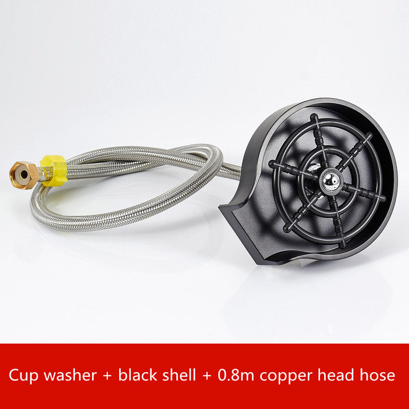 Bar Counter Cup Washer – High-Pressure Automatic Faucet Tool